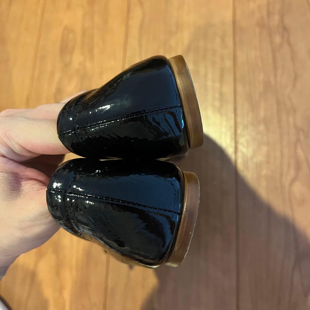 ピッピシック　リボンバレエシューズBLACK