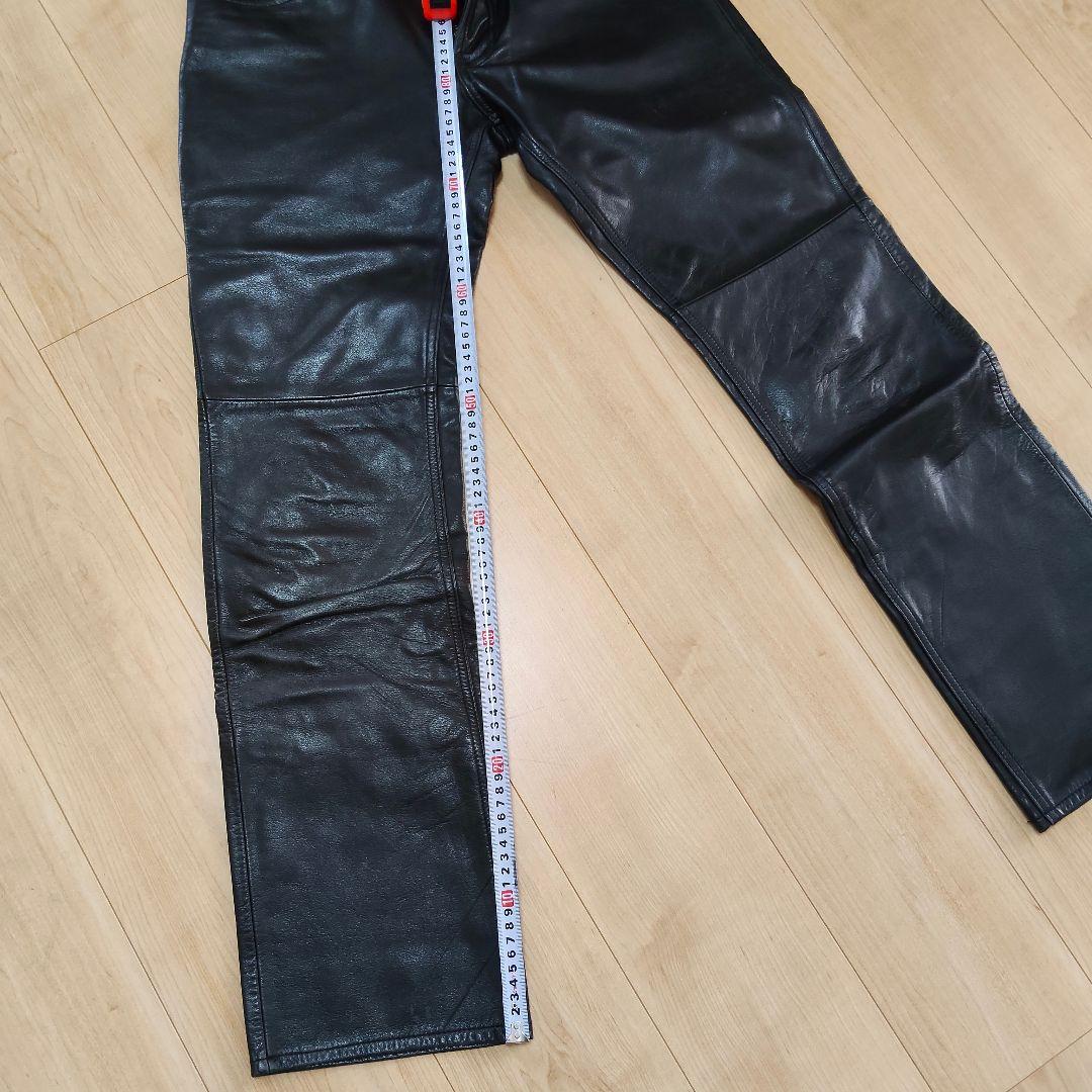 GAP レザー希少ストレートフィット パンツ W29 L32