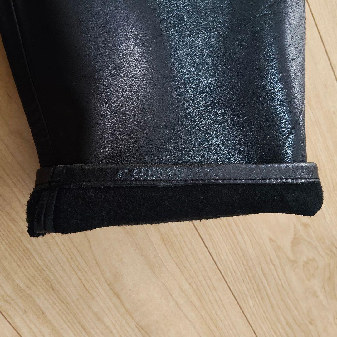 GAP レザー希少ストレートフィット パンツ W29 L32