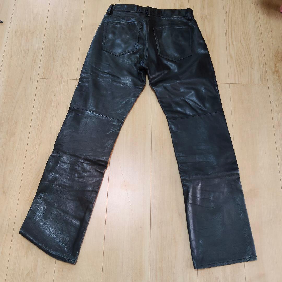 GAP レザー希少ストレートフィット パンツ W29 L32
