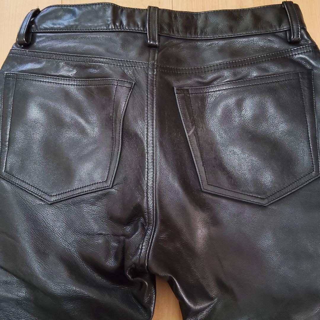 GAP レザー希少ストレートフィット パンツ W29 L32