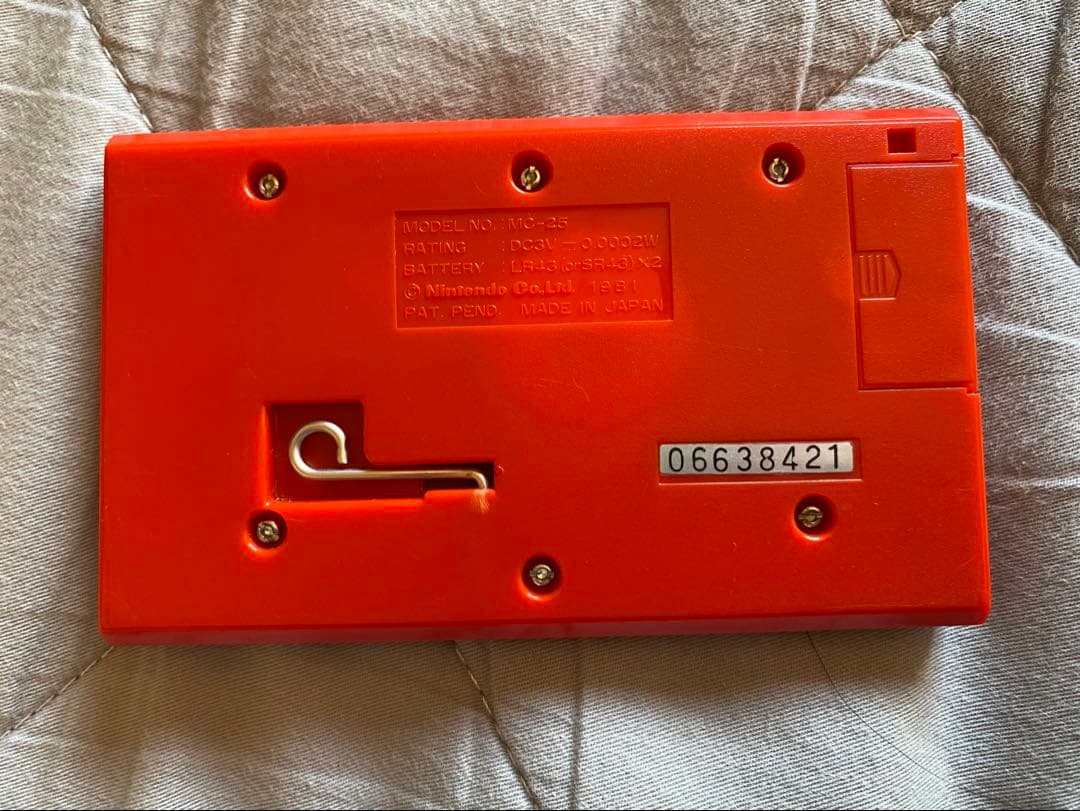 任天堂 ゲーム&ウォッチ Mickey Mouse 動作確認済み