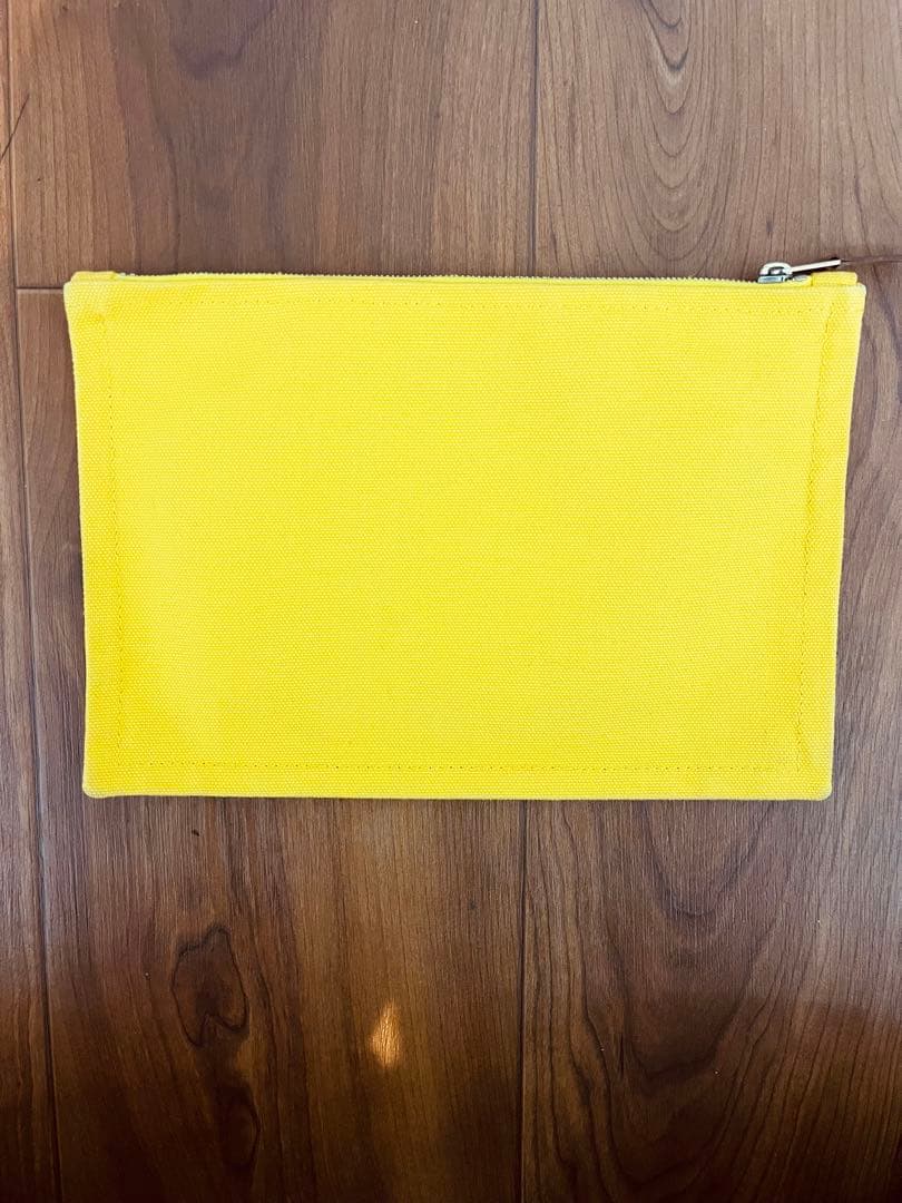 エルメス HERMES ポーチ ヨッティングPM イエロー シルバー金具
