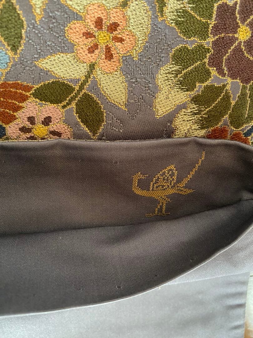 白綾苑大庭の袋帯　♡断捨離中！