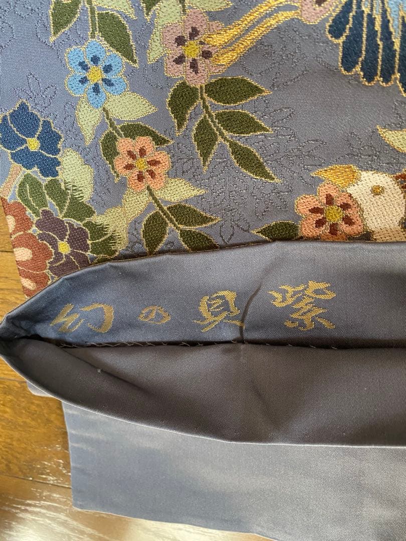 白綾苑大庭の袋帯　♡断捨離中！
