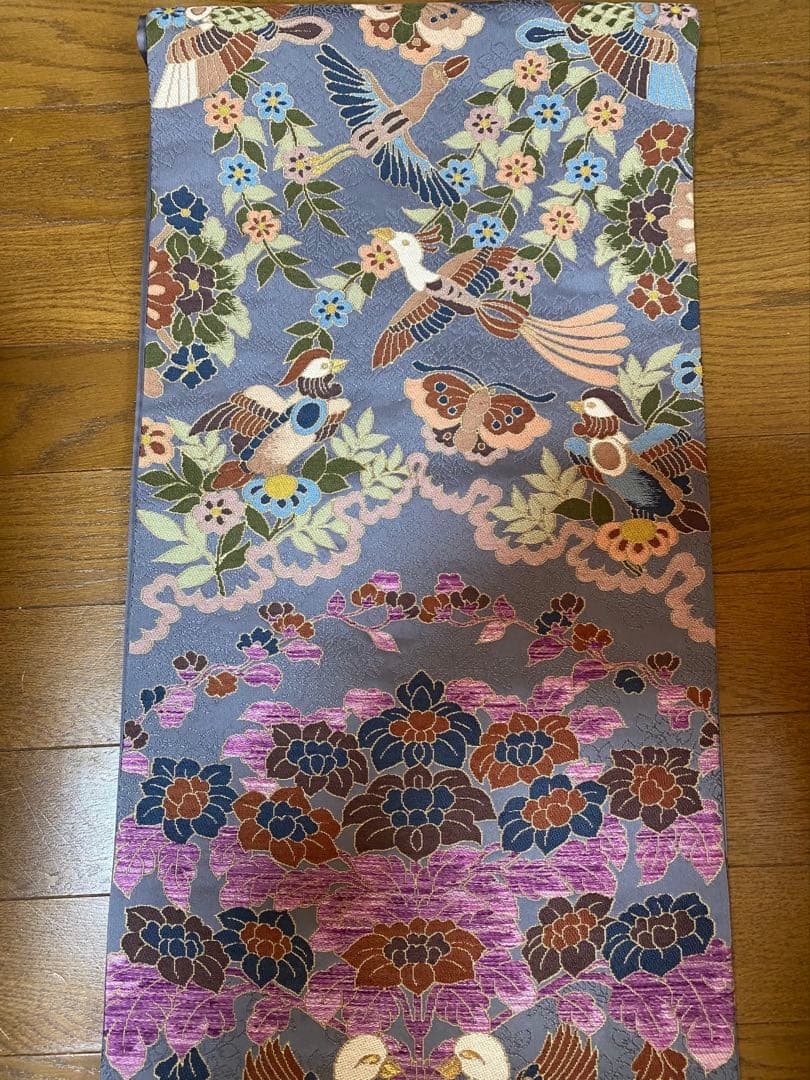 白綾苑大庭の袋帯　♡断捨離中！