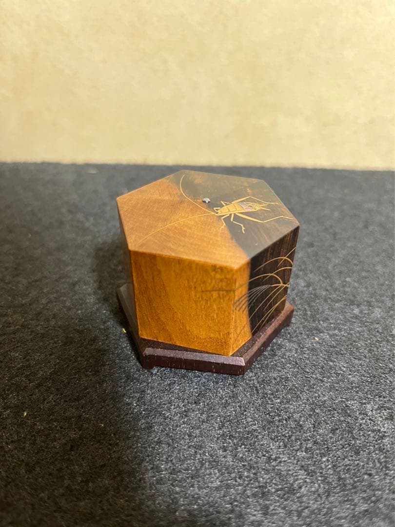 吉田華正　黒柿　鈴虫　香合