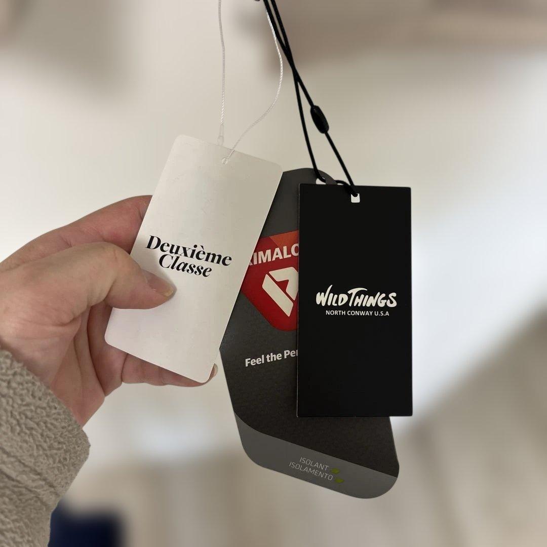 ドゥーズィエムクラス　muse ワイルドシングス　ロングダウンベスト　タグ付