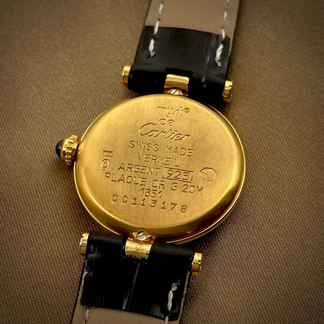T165 カルティエ マストヴァンドームSM オパラン 1851 クォーツ