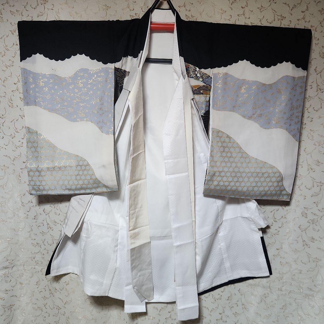 (t-93)#132 (保管品) 正絹 男児 お宮参り きもの