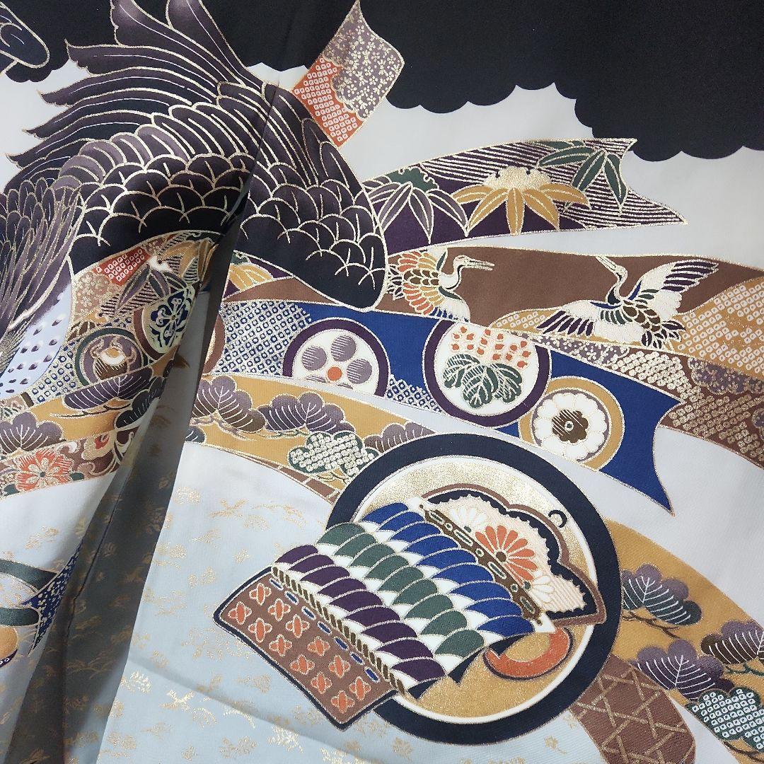 (t-93)#132 (保管品) 正絹 男児 お宮参り きもの