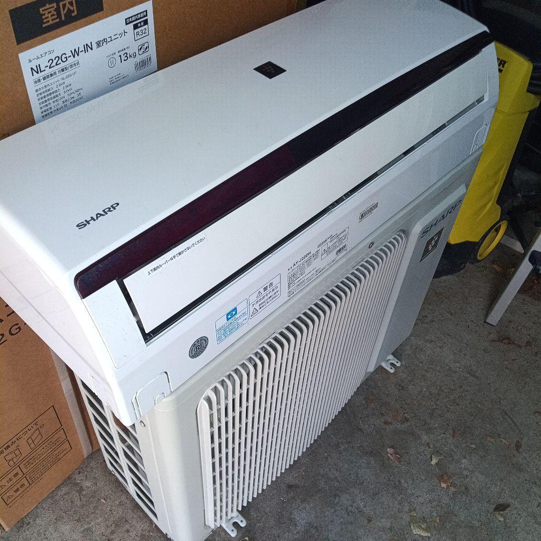 SHARP AY-J22DH エアコン 本体　6畳間　プラズマクラスターつき