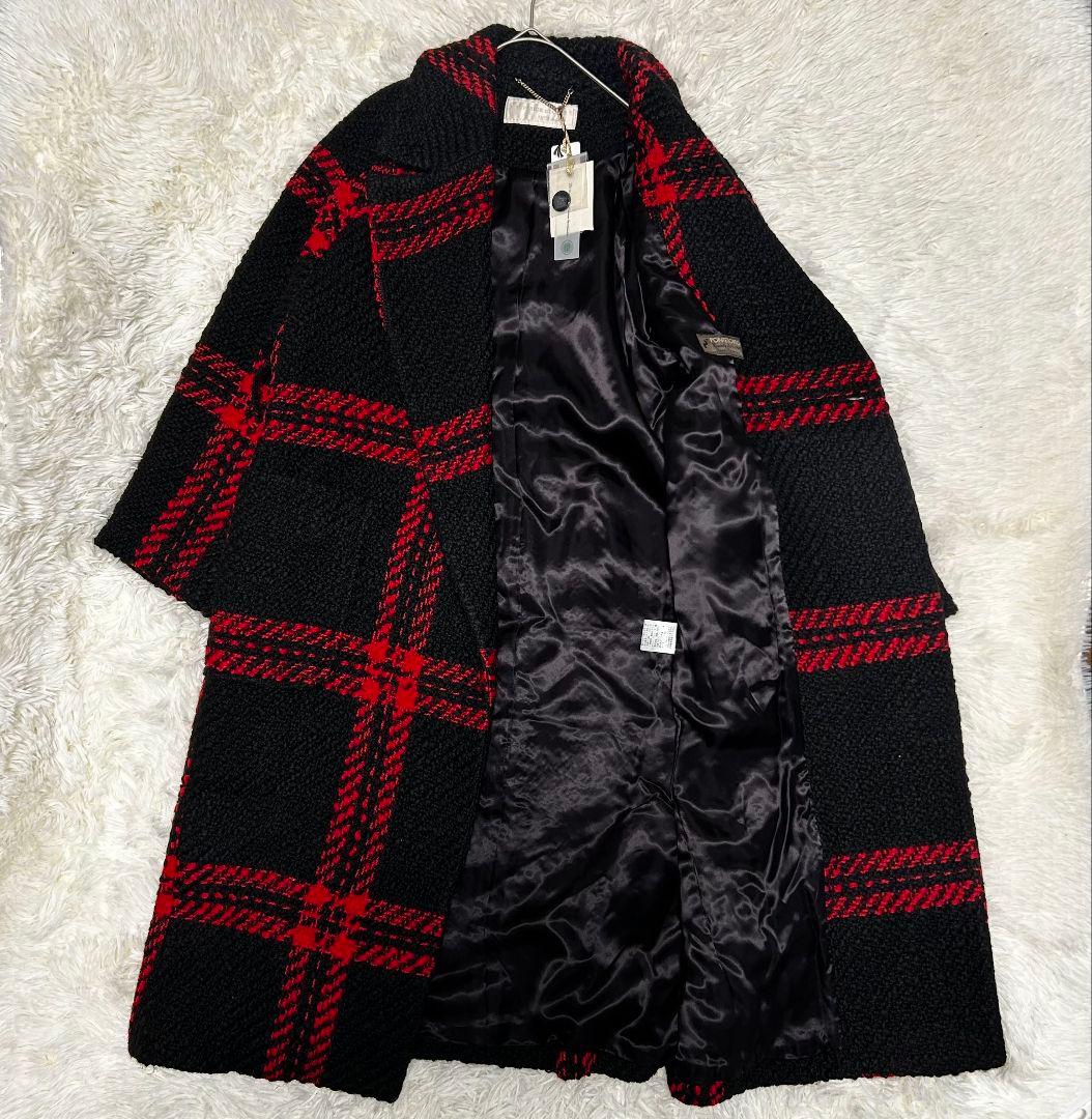 特価【新品タグ付き】INED イネド ガウンコート ベルト付き オーバーサイズ