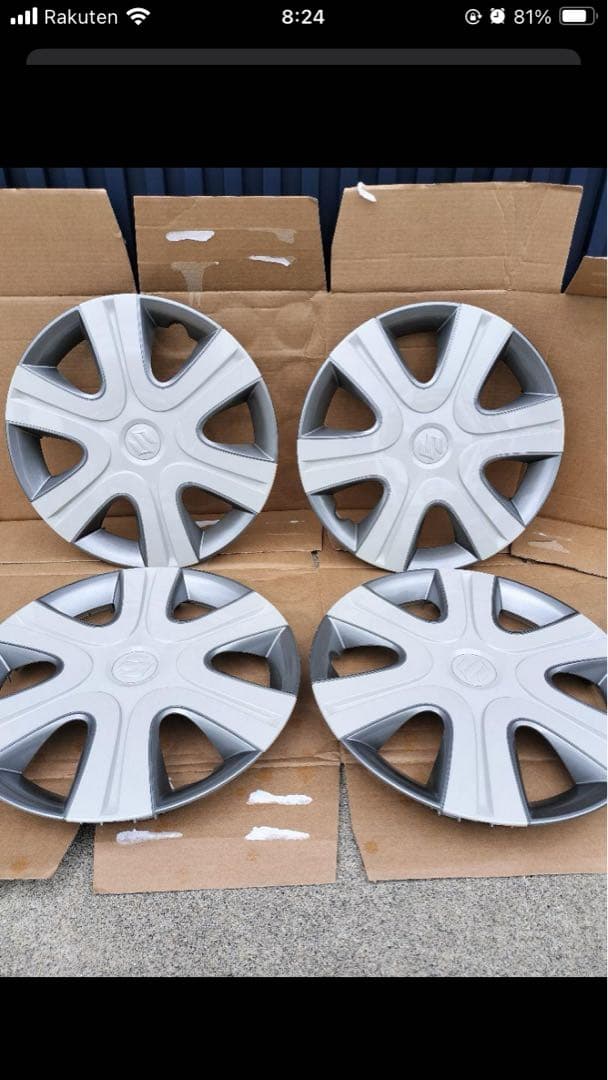 スズキ スペーシア純正ホイール ホイールキャップ 4本セット②