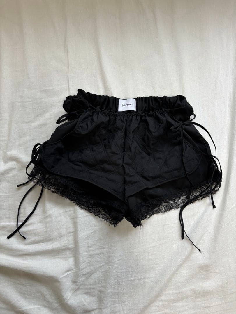 パンツ litmus Irene Quilted lingerie shortpants