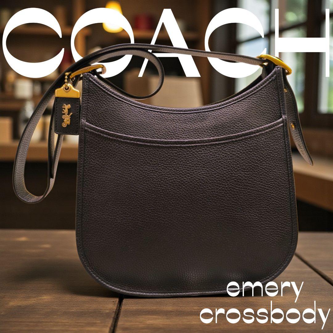 極美品✨レア✨COACH エメリー クロスボディ ショルダーバッグ レザー