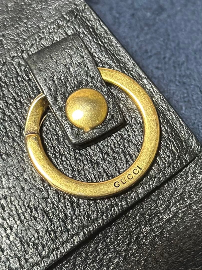 GUCCI キーケース 蜂 ビー 6連 スター レザー