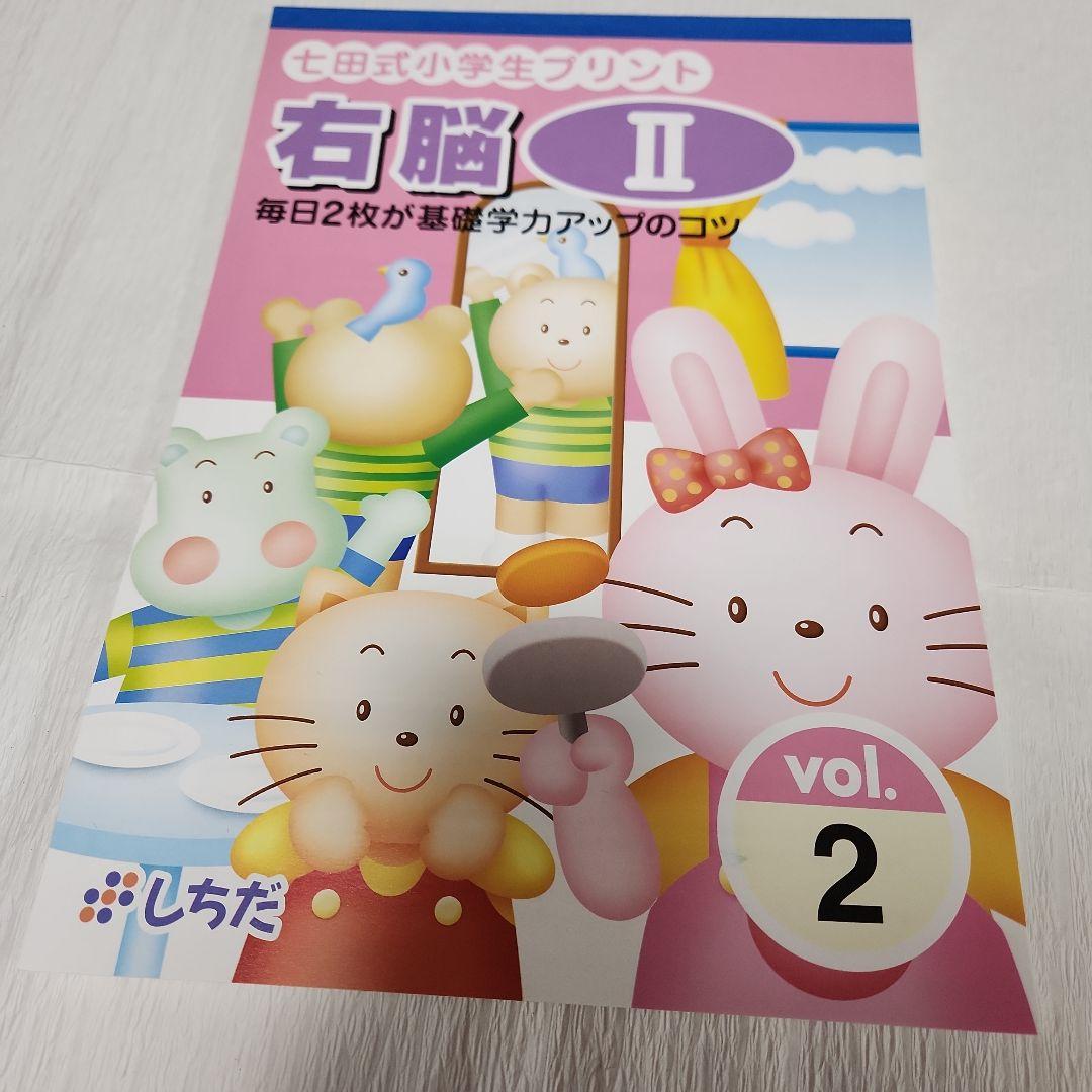 七田式(しちだ)小学生プリント【右脳2】