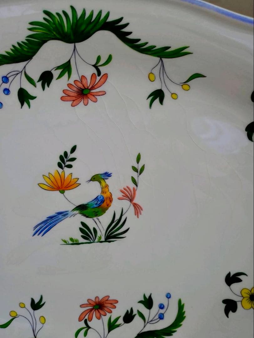 Gien ジアン オワゾパラディ　オーバルプレート　2枚セット　大皿　楕円形