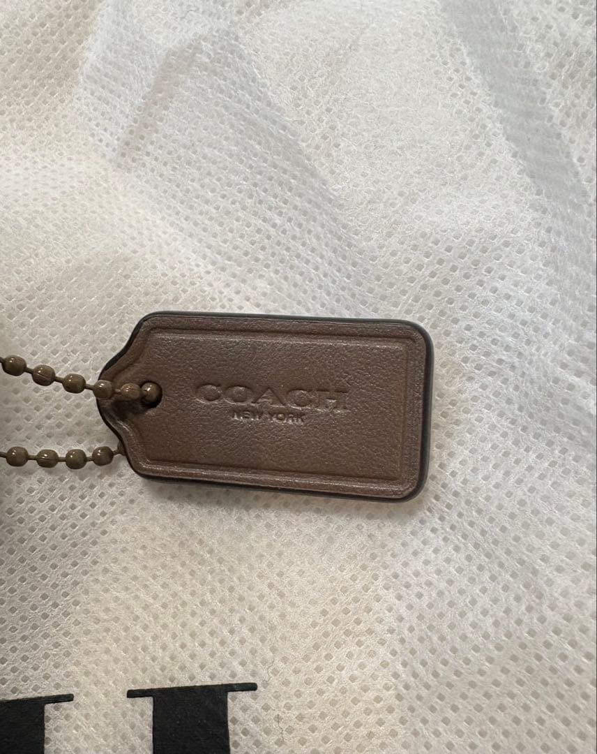 COACH レザーショルダーバッグ