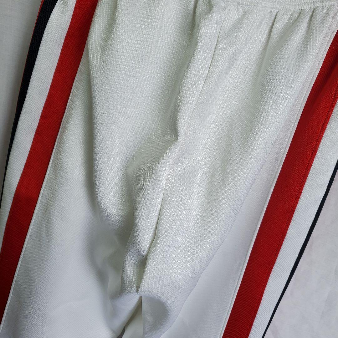 90ｓ ＡＳＩＣＳ ワンポイント トラックパンツ バスケ 白 ジャージ下