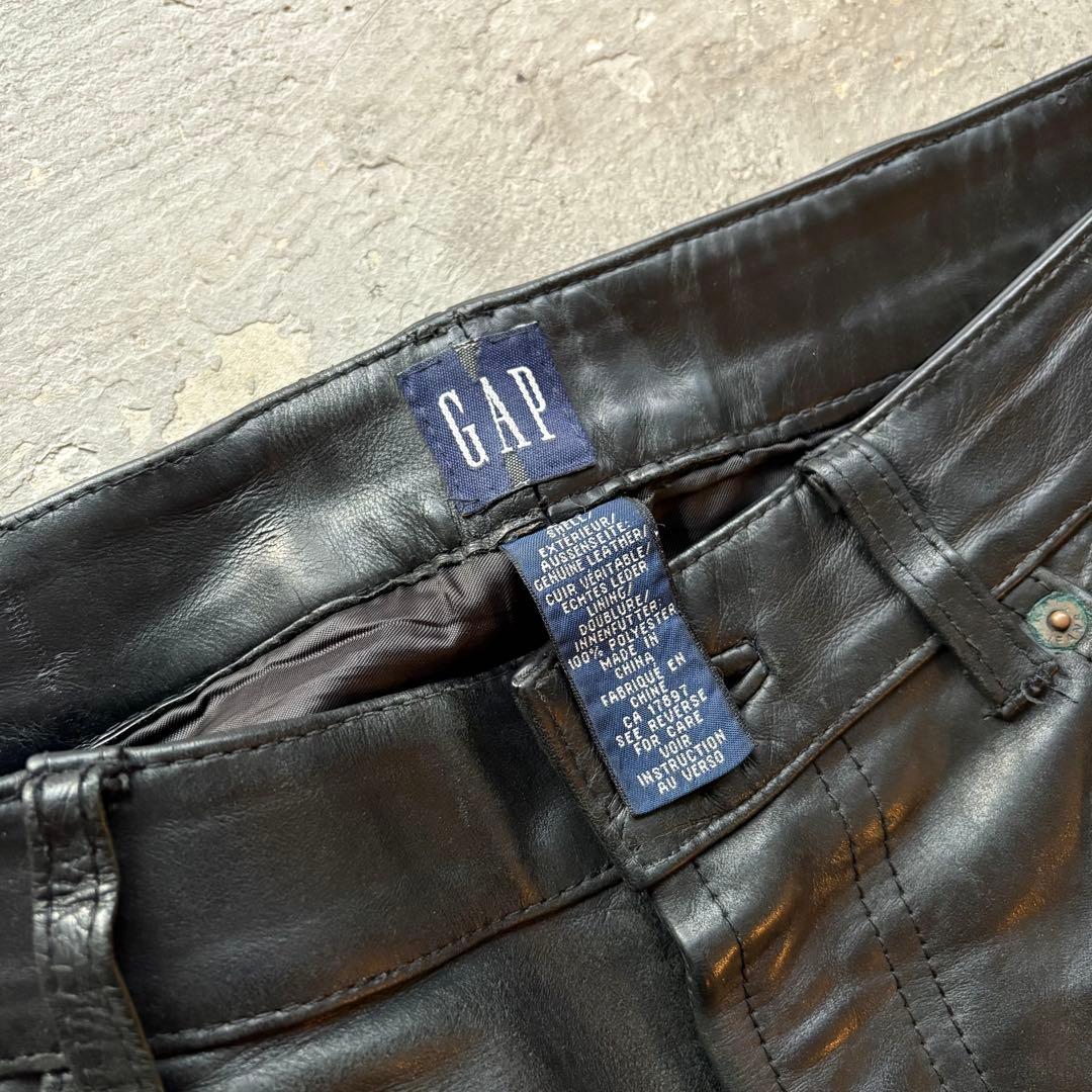 OLD GAP レザー パンツ