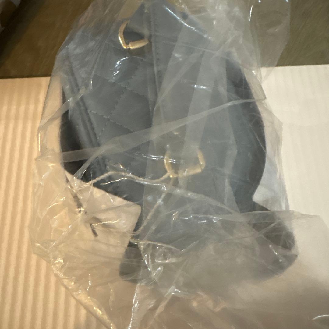 Darich キルティングスクエアミニバッグ Sax