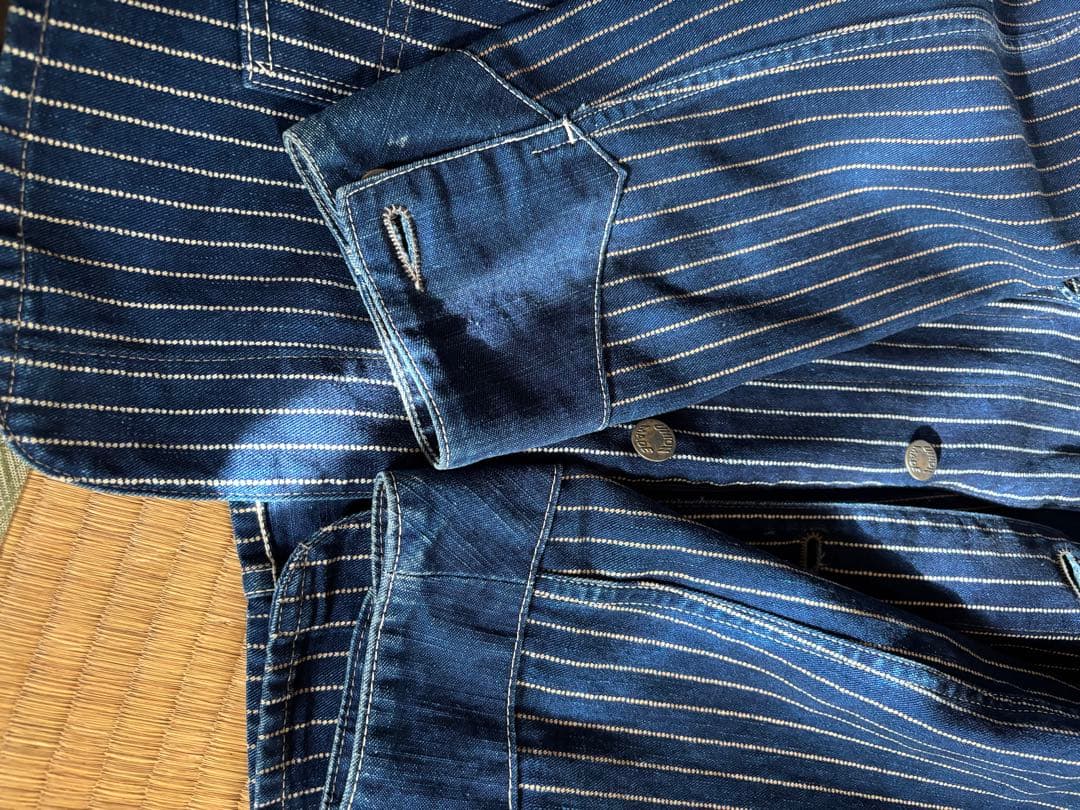 DUCK DIGGER 　ウォッシュバック　カバーオール　38インチ　Mサイズ