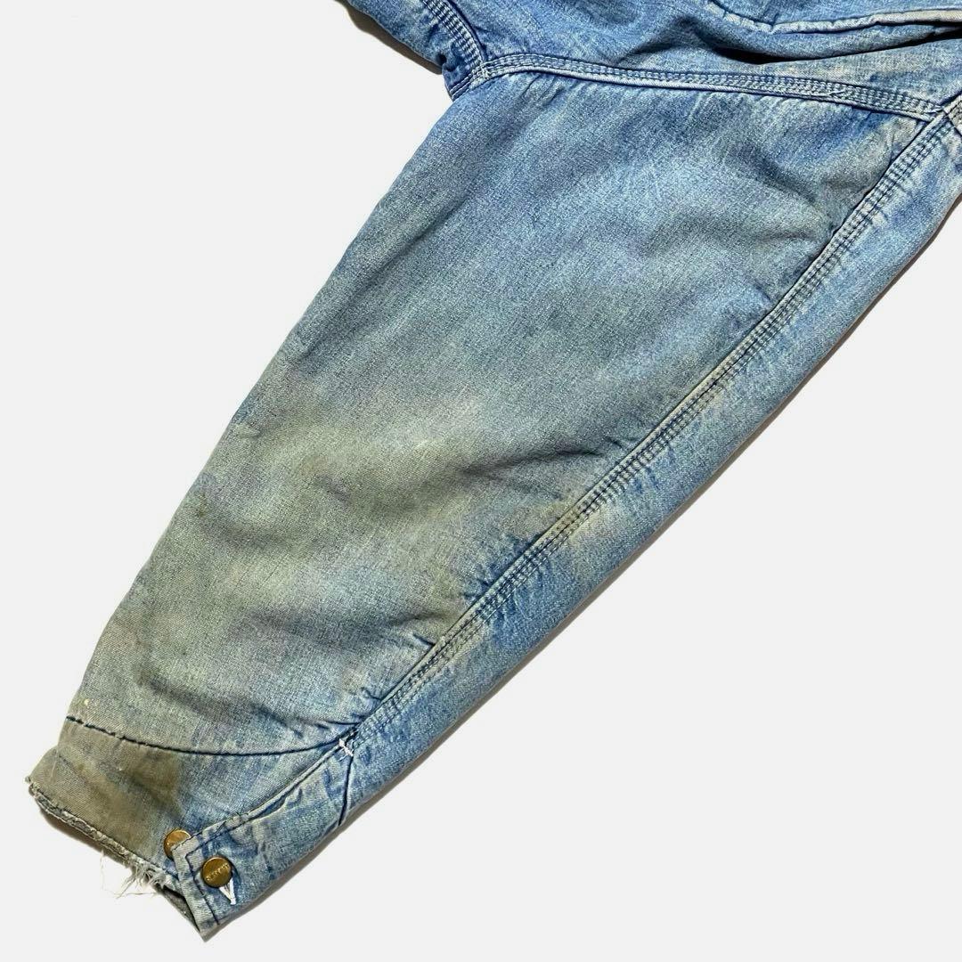 激レア 60-70s 鬼フェード Carhartt デニム製ミシガンチョアコート