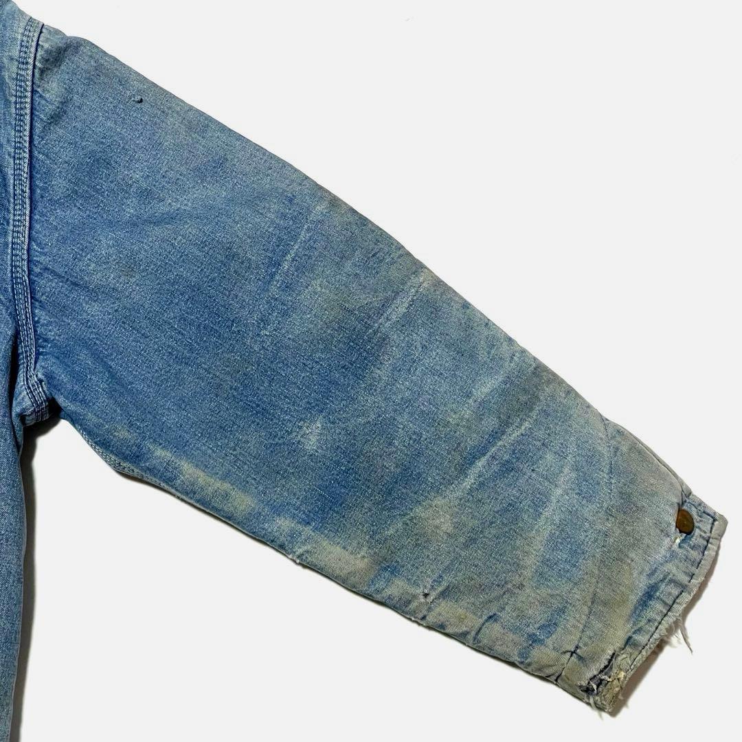 激レア 60-70s 鬼フェード Carhartt デニム製ミシガンチョアコート