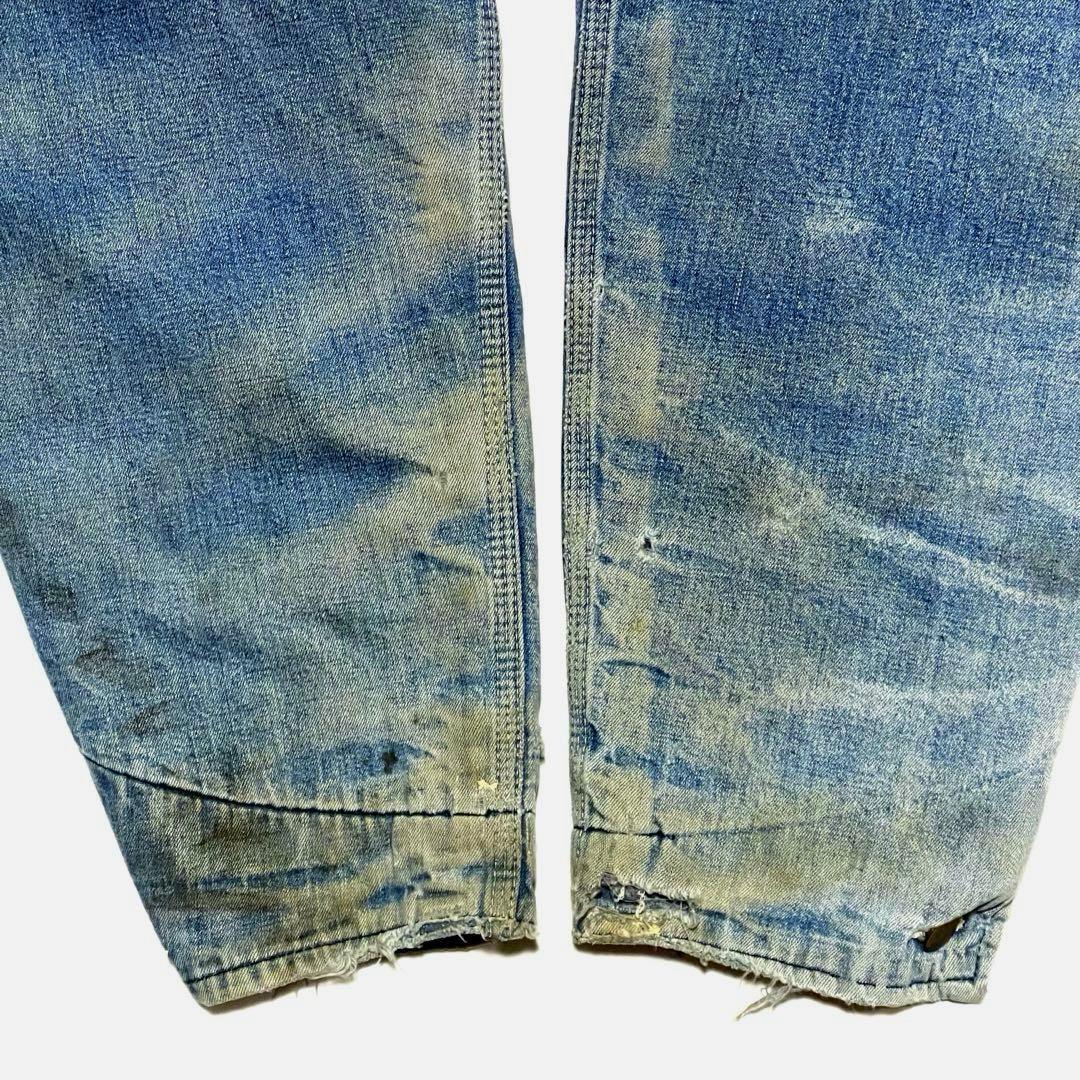 激レア 60-70s 鬼フェード Carhartt デニム製ミシガンチョアコート