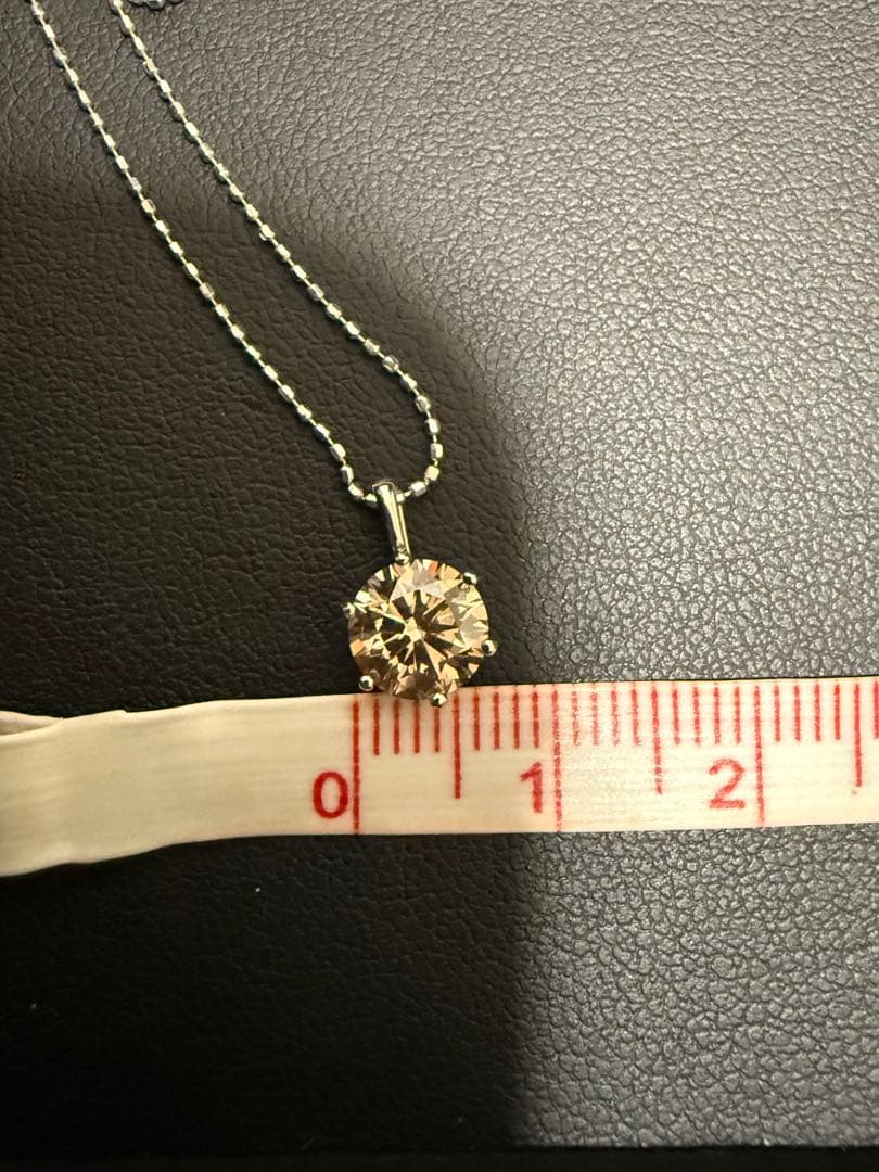 セ-ル商品価格❣️PT999ブラウンダイア1. 0ct ペンダントトップ