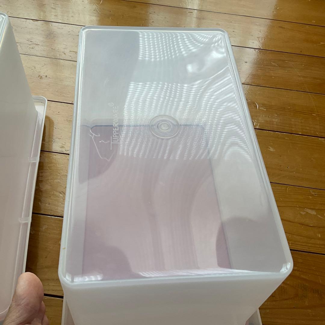 美品Tupperware タッパーウェア 大容量食品保存容器 5kg 3個セット