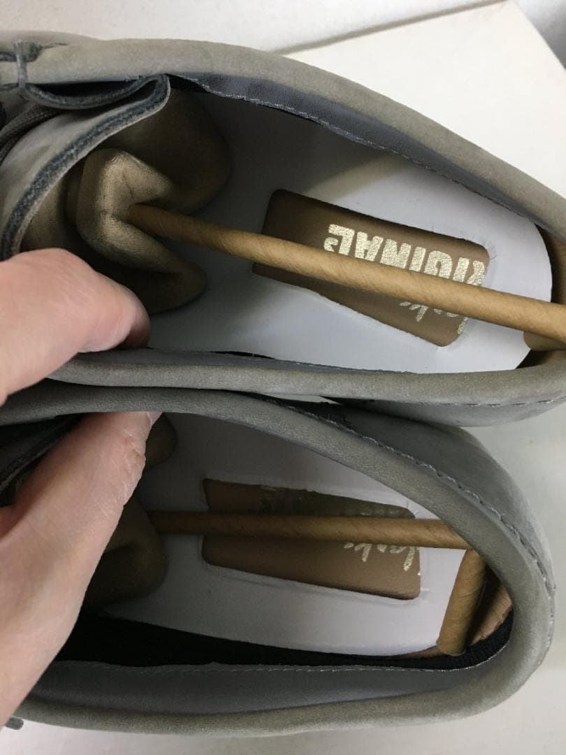 クラークス 2025 極美品箱タグ付 ゴアテックス レザー ワラビー シューズ