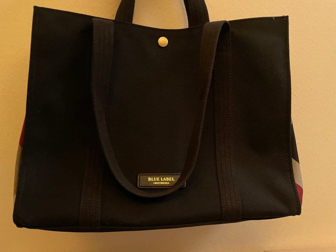 ブルーレーベルクレストブリッジ　トートバッグ　A4 2way