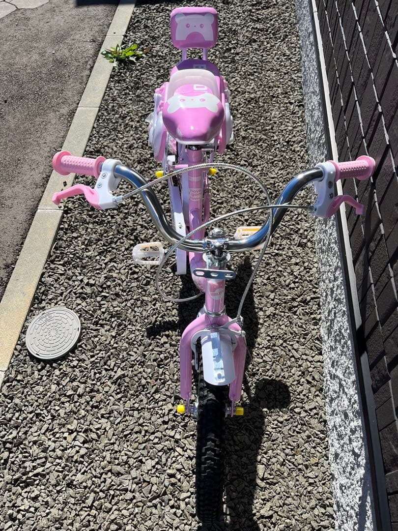 自転車　16インチ　組み立て　難あり　ピンク　札幌取引でお値引き