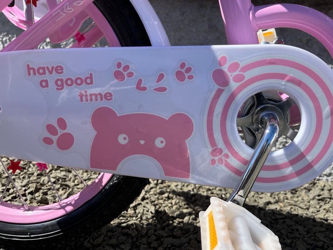 自転車　16インチ　組み立て　難あり　ピンク　札幌取引でお値引き