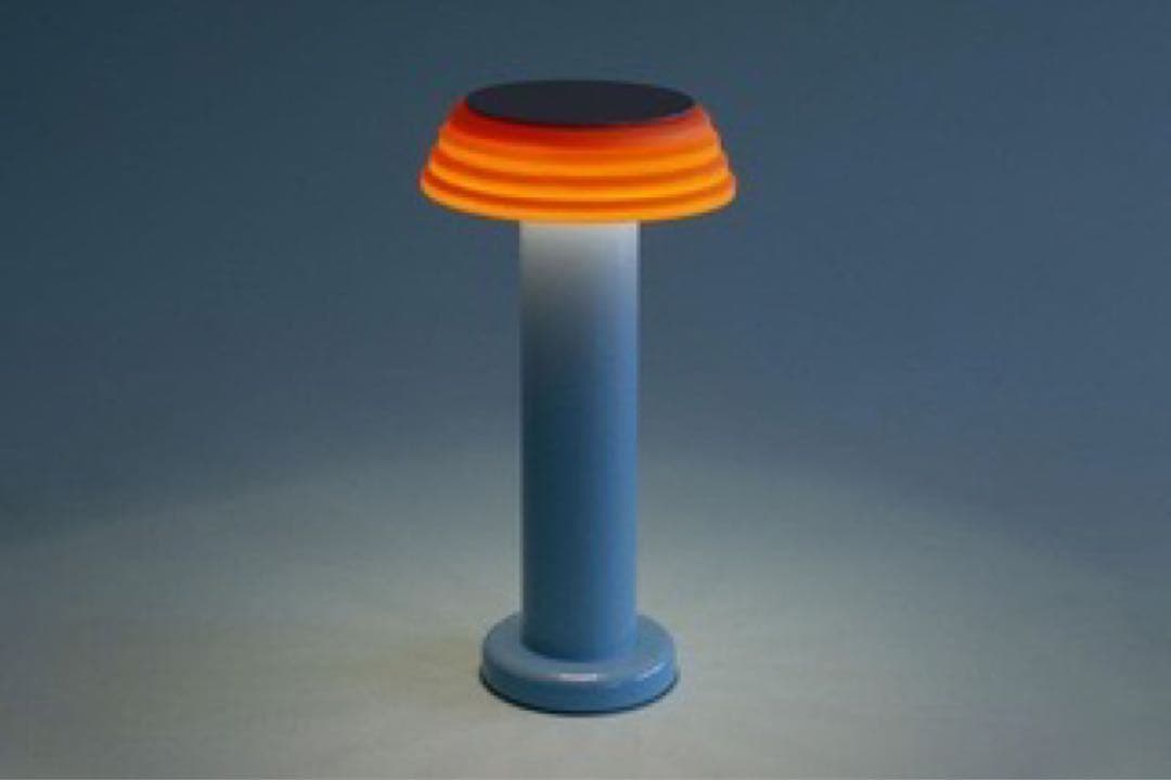 ソーデンライト　シェードポータブルランプ（ブルー ／オレンジ）