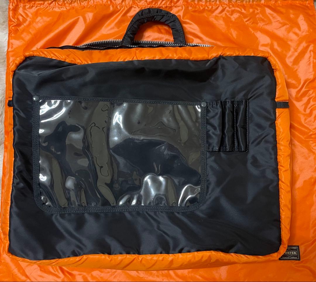 【美品】PORTER タンカー オーバーナイト ブリーフケース2way2層大容量