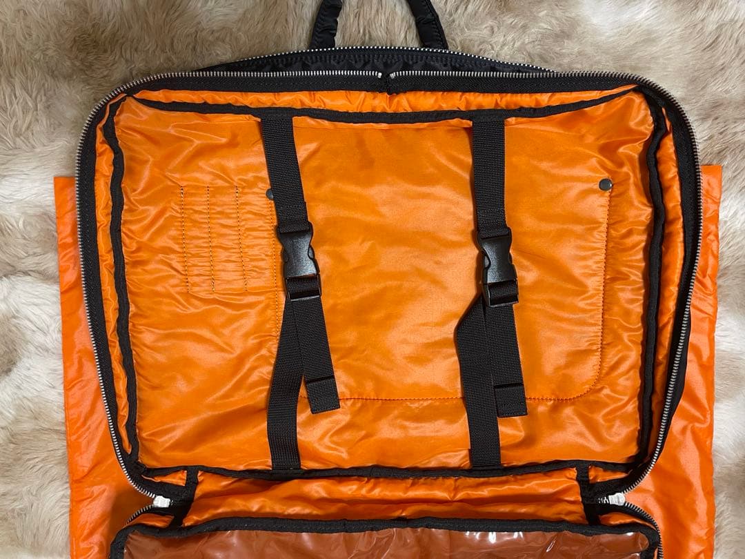 【美品】PORTER タンカー オーバーナイト ブリーフケース2way2層大容量