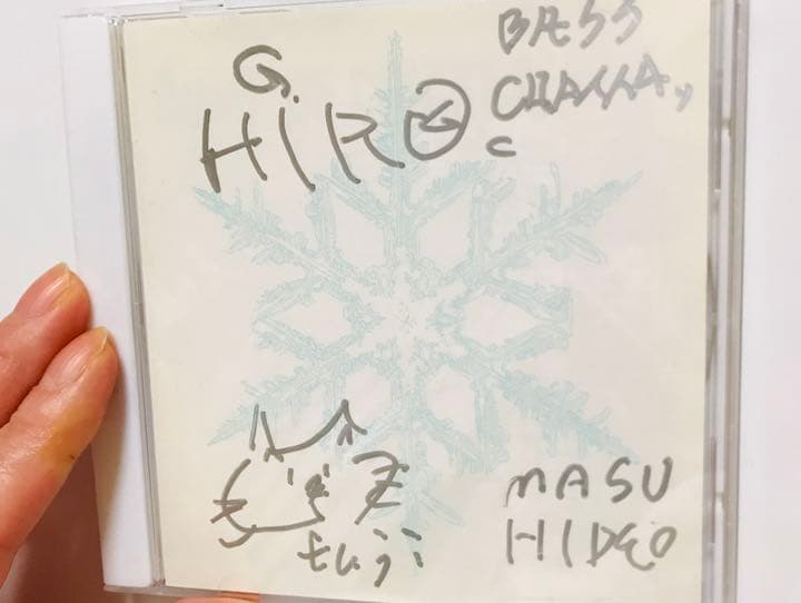 BUMP OF CHICKEN サイン入りCD スノースマイル