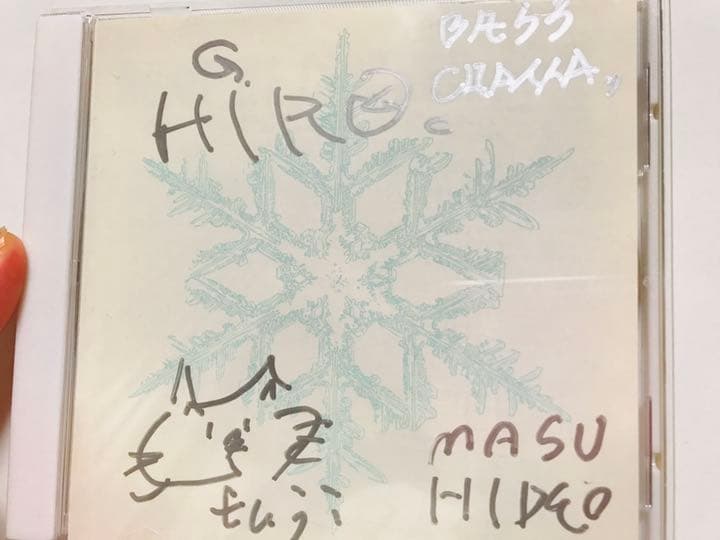 BUMP OF CHICKEN サイン入りCD スノースマイル