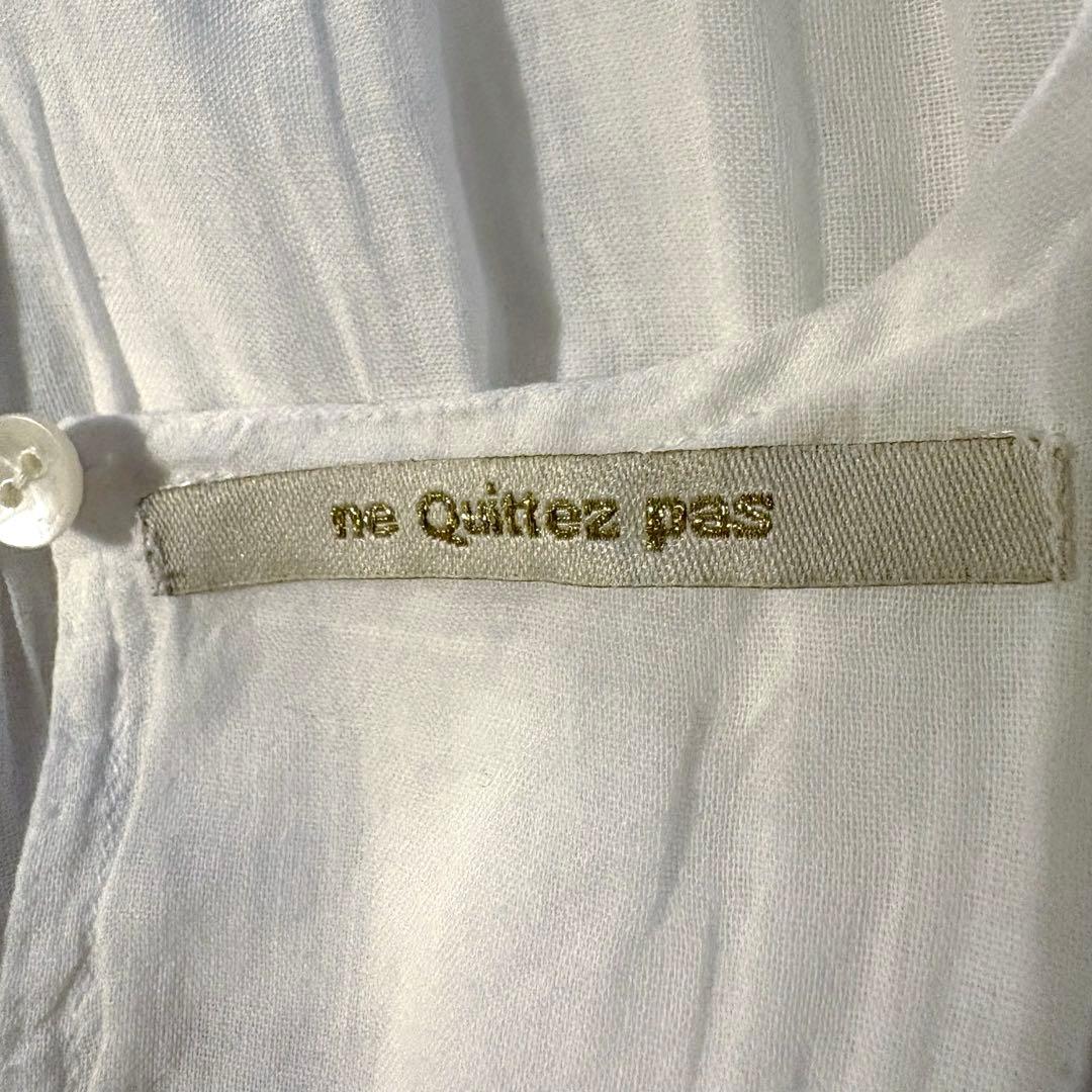 【ne Quittez pas】ヌキテパ　ティアードワンピース ロングワンピース