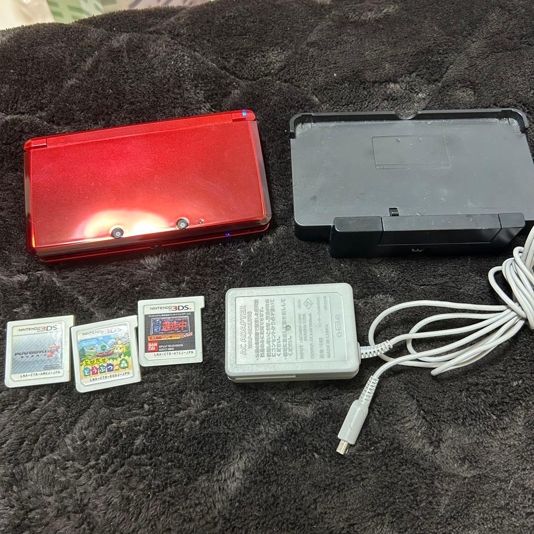 正常動作品 Nintendo 3DS ニンテンドー3DS  本体 充電器付