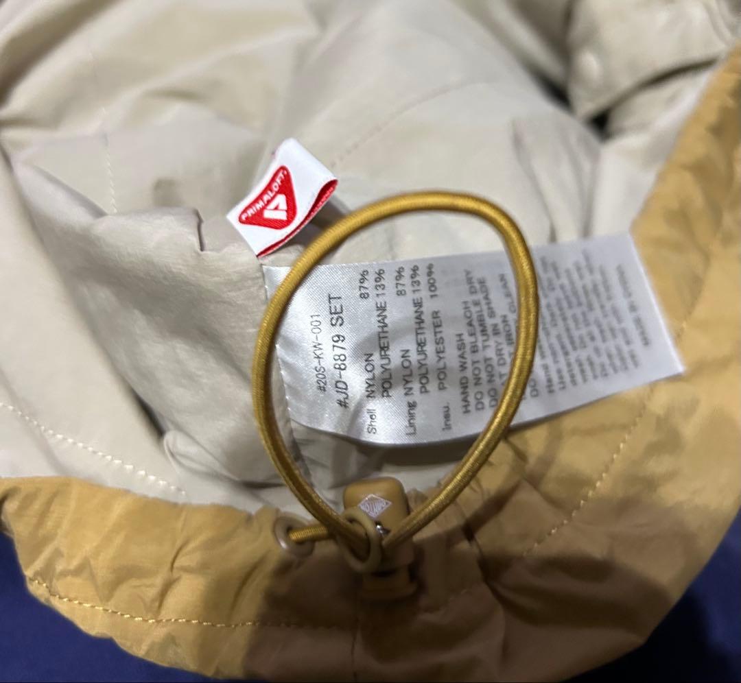 音 DANTON ダントン　ナイロンベスト　インナーベスト36