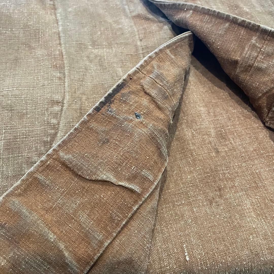 30〜40s ベルジャルディニエールリネンコートBELLEJARDINIERE