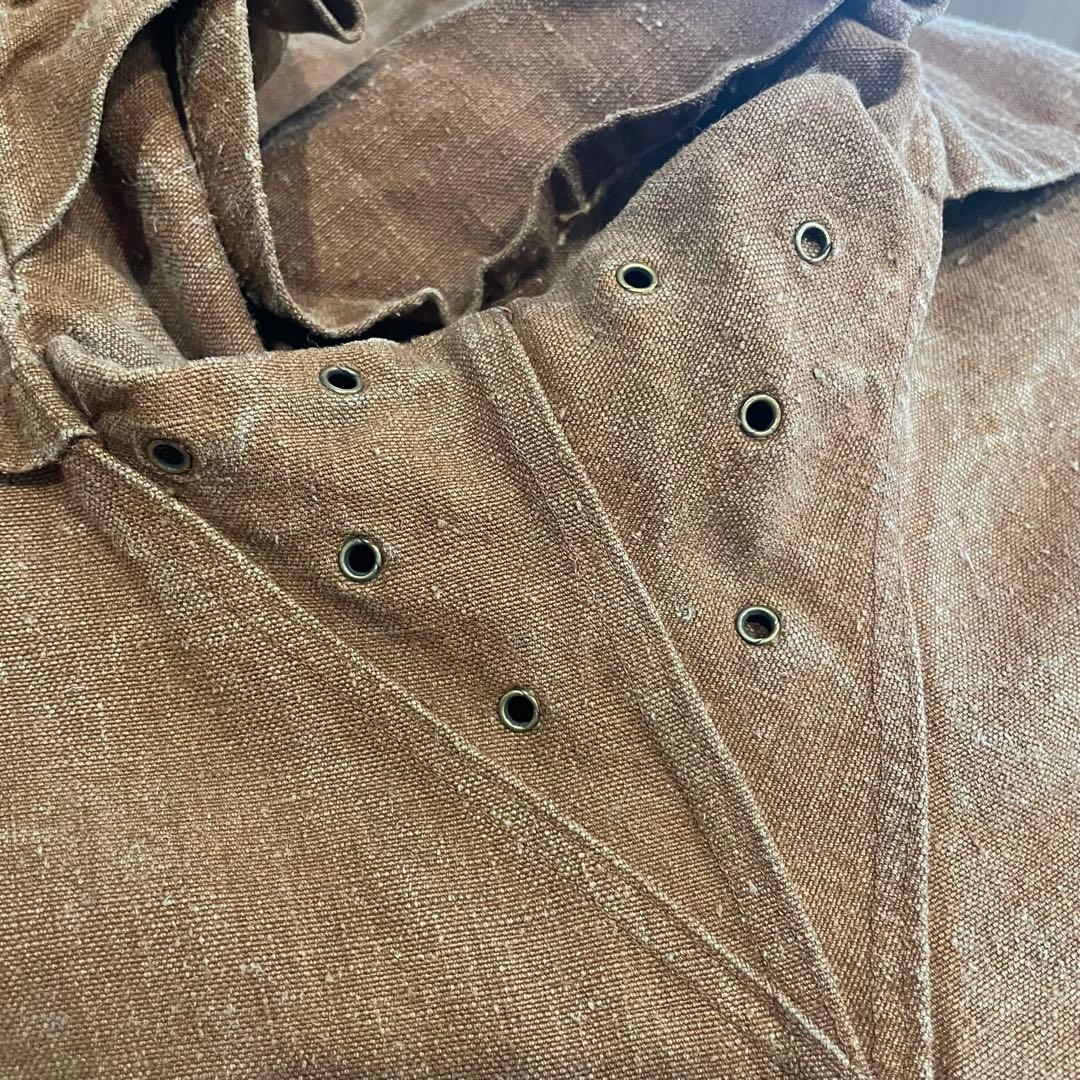 30〜40s ベルジャルディニエールリネンコートBELLEJARDINIERE