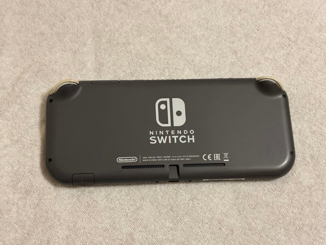 ニンテンドーSwitch lite 本体　グレー　スイッチライト　箱付き
