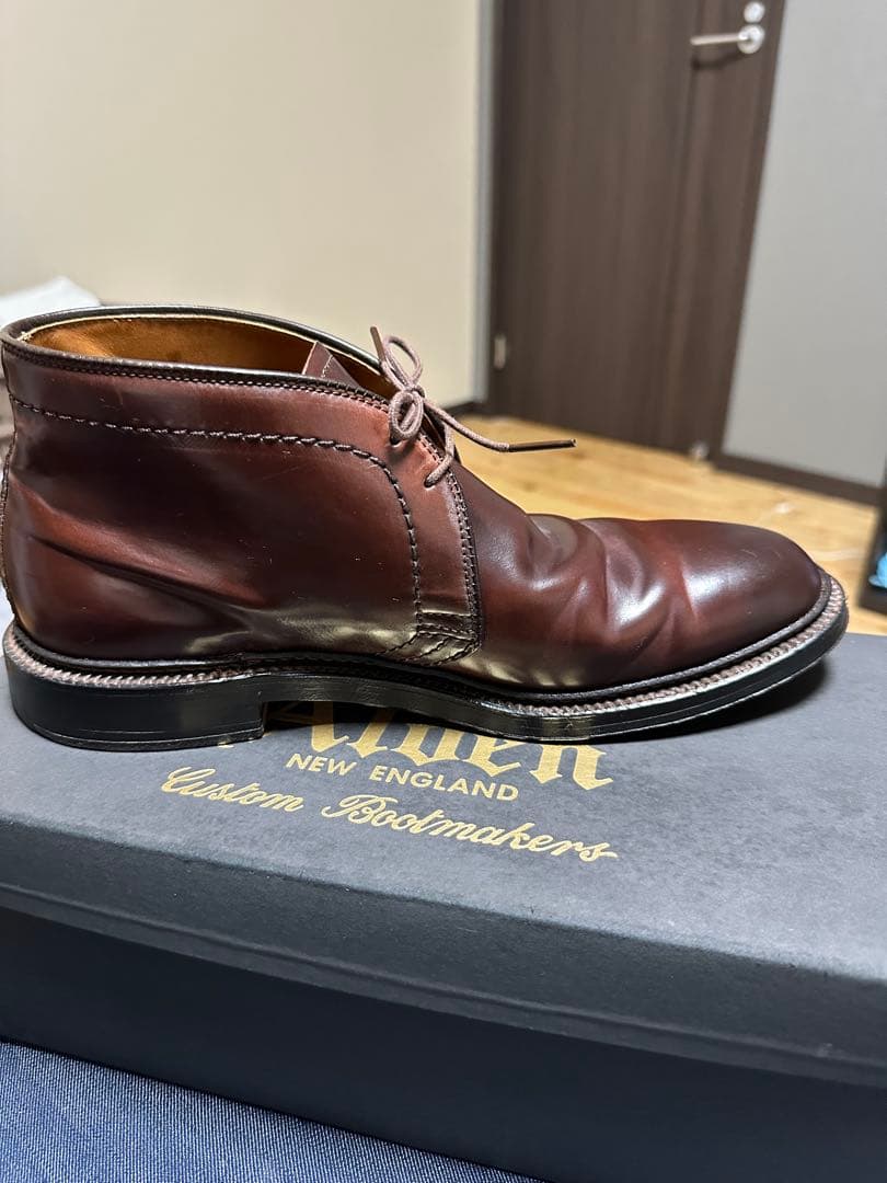 Alden 1339 ブラウン チャッカブーツ 7D