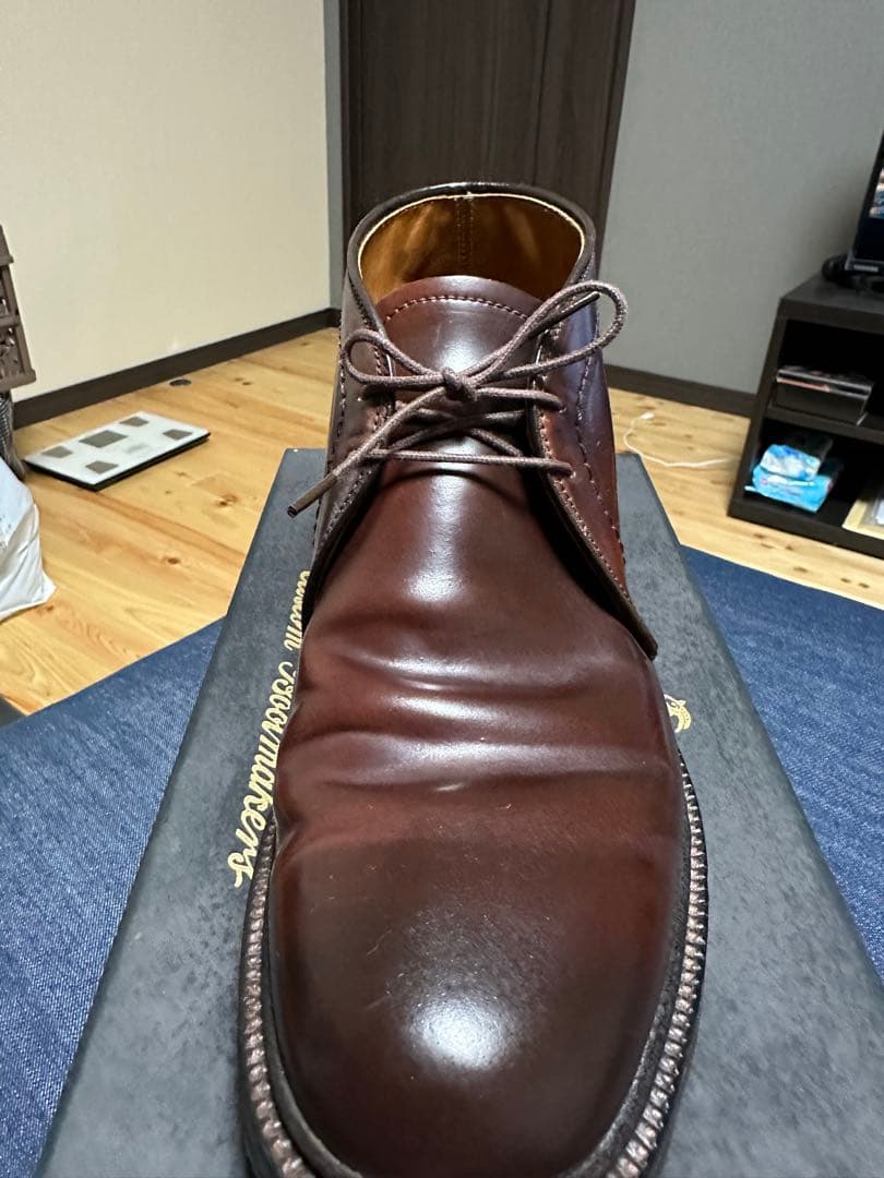 Alden 1339 ブラウン チャッカブーツ 7D